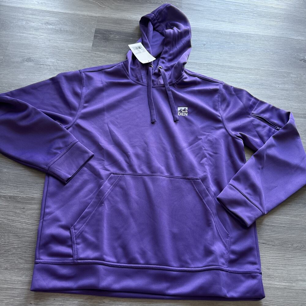 4 for $20 Men’s Denver Clique Hoodie, Purple, Large